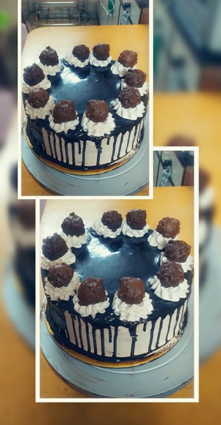 EGGLESS FERRERO ROCHER NUTELLA CHOCOLATE CAKE